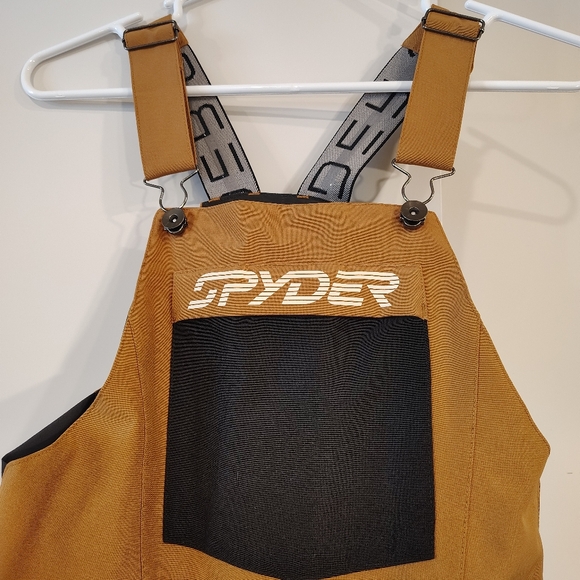 NWOT Spyder Women's Caramel Terrain Bibs Size XS - Picture 11 of 12